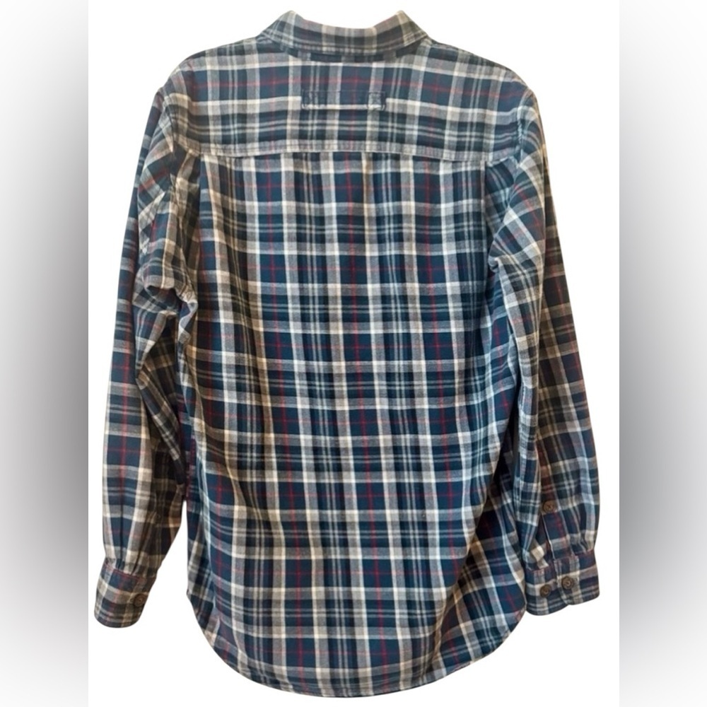 Duluth Trading Co Blue and Red Plaid Shirt - Picture 2 of 3